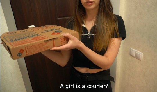 Young Russian girl lowered her panties for sex in the first person